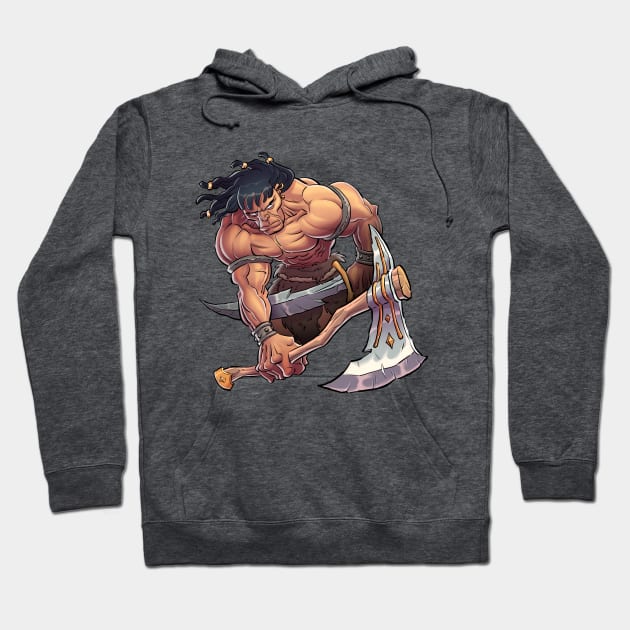 Conan The Barbarian Hoodie by tommartinart